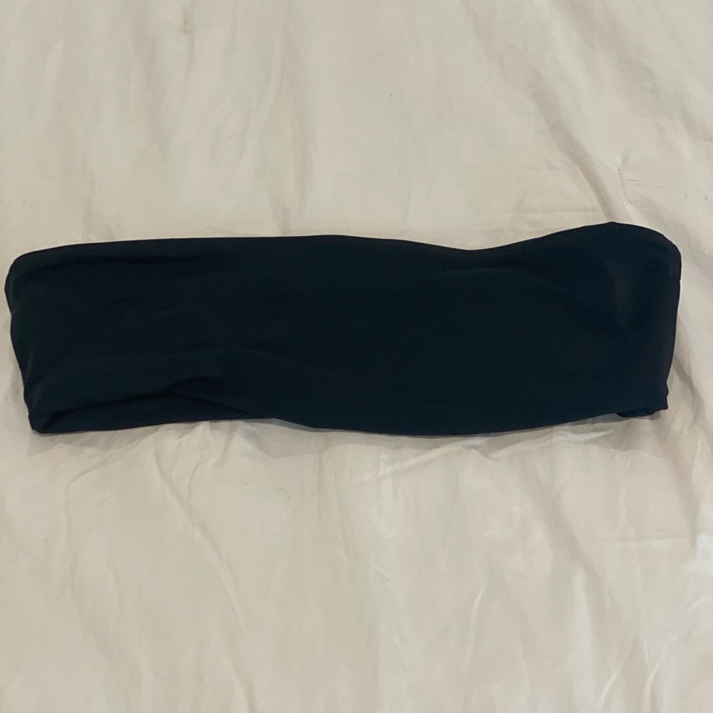 Bandeau swim bikini top